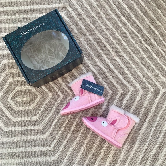 EMU Australia NIB Wool Piggy Boots, size 6-12m - Picture 7 of 10